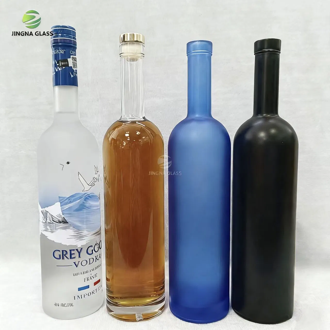 Bulk Custom Amber Glass Wine Bottle - UV-Protective Beverage Containers