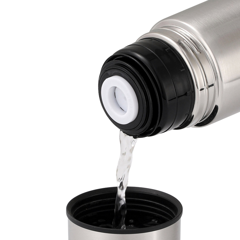 Customized Logo Double Wall Vacuum Flask Insulated Stainless Steel Water Bottle