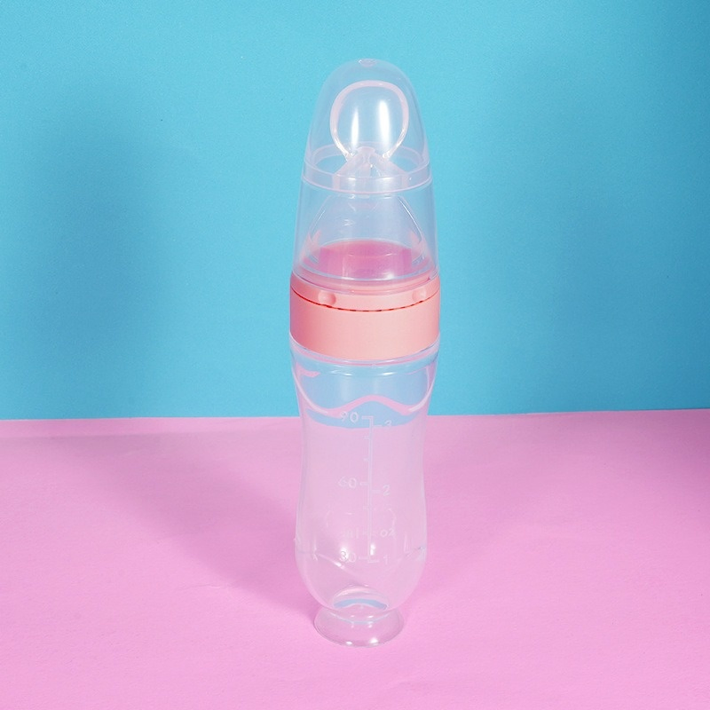Custom Anti-Colic Breast Nipple Milk Feeding Water Wide Mouth Newborn Silicone Babes Bottle