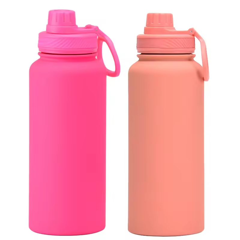 New 650ml Stainless Steel Insulated Bottle Anti Slip Outdoor Portable Vacuum Flask Thermo Thermal Mug Tumbler Simple Wide Mouth Sports Water Bottle
