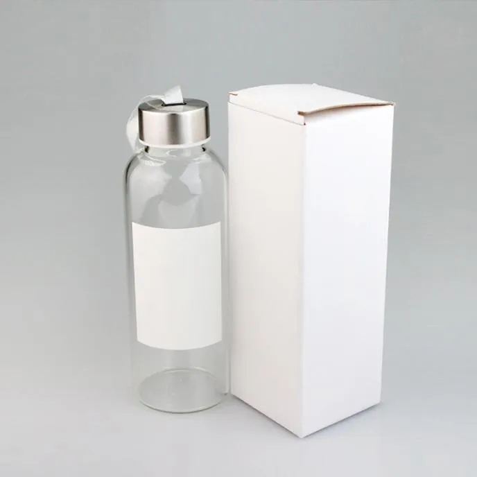 Glass Drinking Bottle Detail