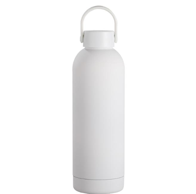 New Narrow Mouth Flask Rubber Coated Stainless Steel Insulated Water Bottle