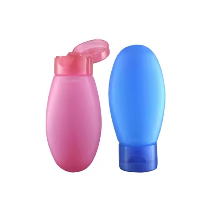 Eco-Friendly 90ml Reusable Plastic Bottle with Leak-Proof Cap