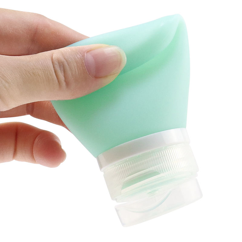 Tsa Approved Eco-Friendly Portable Shampoo Empty Containers Reusable Leak-Proof Silicone Travel Size Bottles