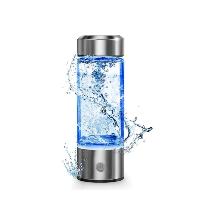 Digital LED Temperature Display Double Wall Glass Smart Water Bottle with Filter
