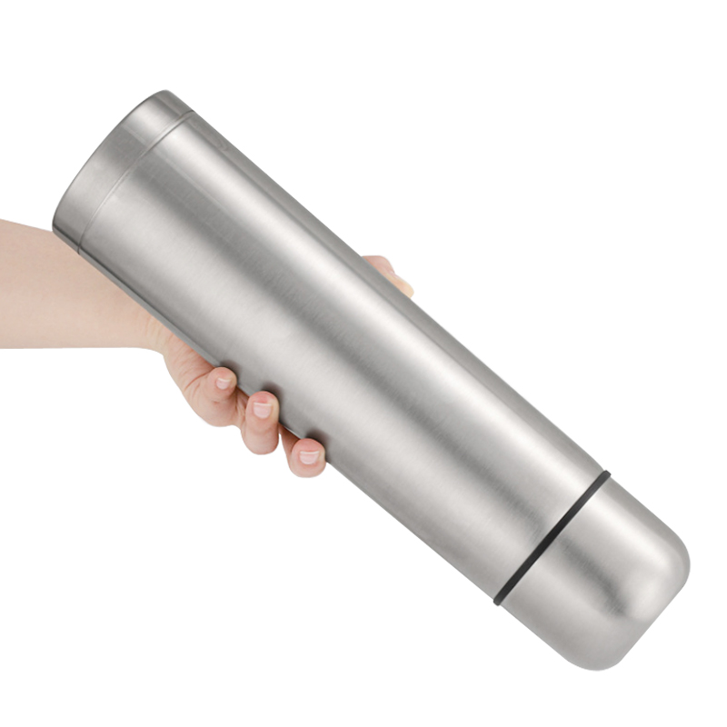 Customized Logo Double Wall Vacuum Flask Insulated Stainless Steel Water Bottle