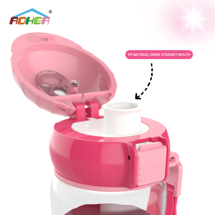 ODM 350ml Portable Water Bottles Plastic Drinking Tritan Water Bottle for Kids