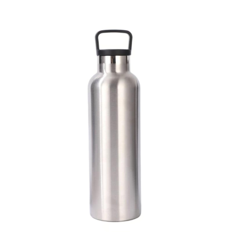 Stainless Steel Insulated Water Bottle Large Mouth Vacuum Flask for Outdoor Running, Cycling &amp; Sports Leak-Proof Travel Mug