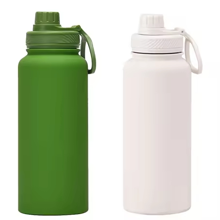 New 650ml Stainless Steel Insulated Bottle Anti Slip Outdoor Portable Vacuum Flask Thermo Thermal Mug Tumbler Simple Wide Mouth Sports Water Bottle