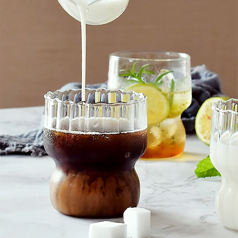 Professional Double Wall Borosilicate Glass Coffee Tea Cups Mugs Clear Glass Drinking Water Bottle Glassware