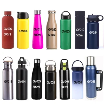 Eco Friendly Reusable Leak-Proof Thermal Tumbler Vacuum Flask Stainless Steel Water Bottle