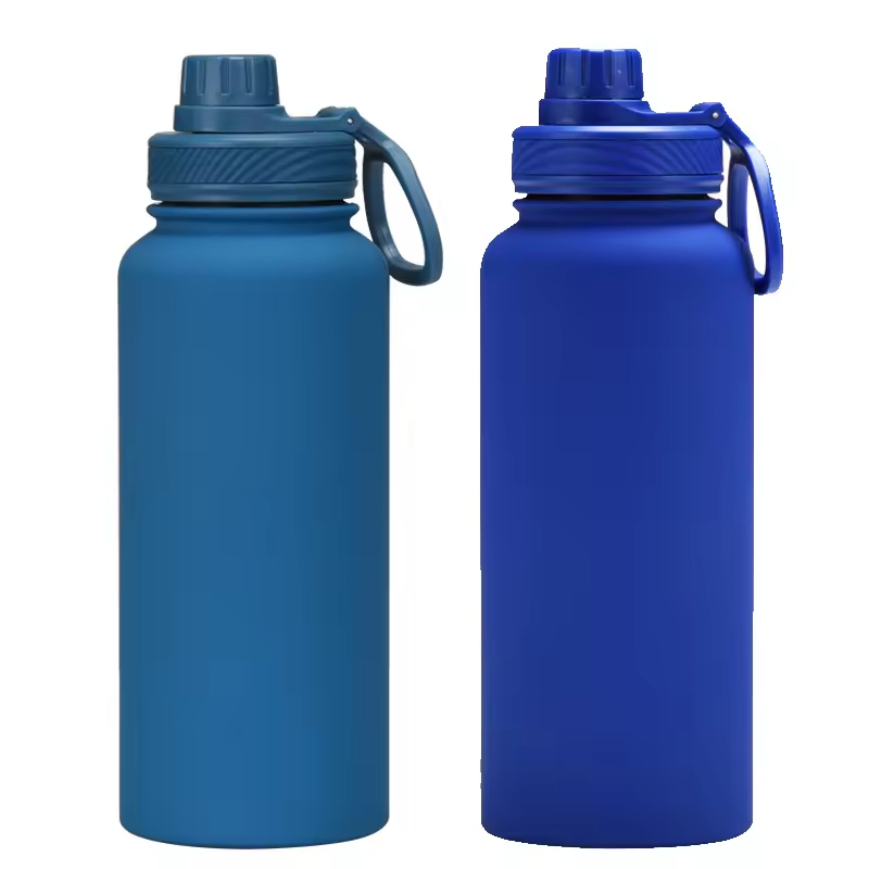 New 650ml Stainless Steel Insulated Bottle Anti Slip Outdoor Portable Vacuum Flask Thermo Thermal Mug Tumbler Simple Wide Mouth Sports Water Bottle