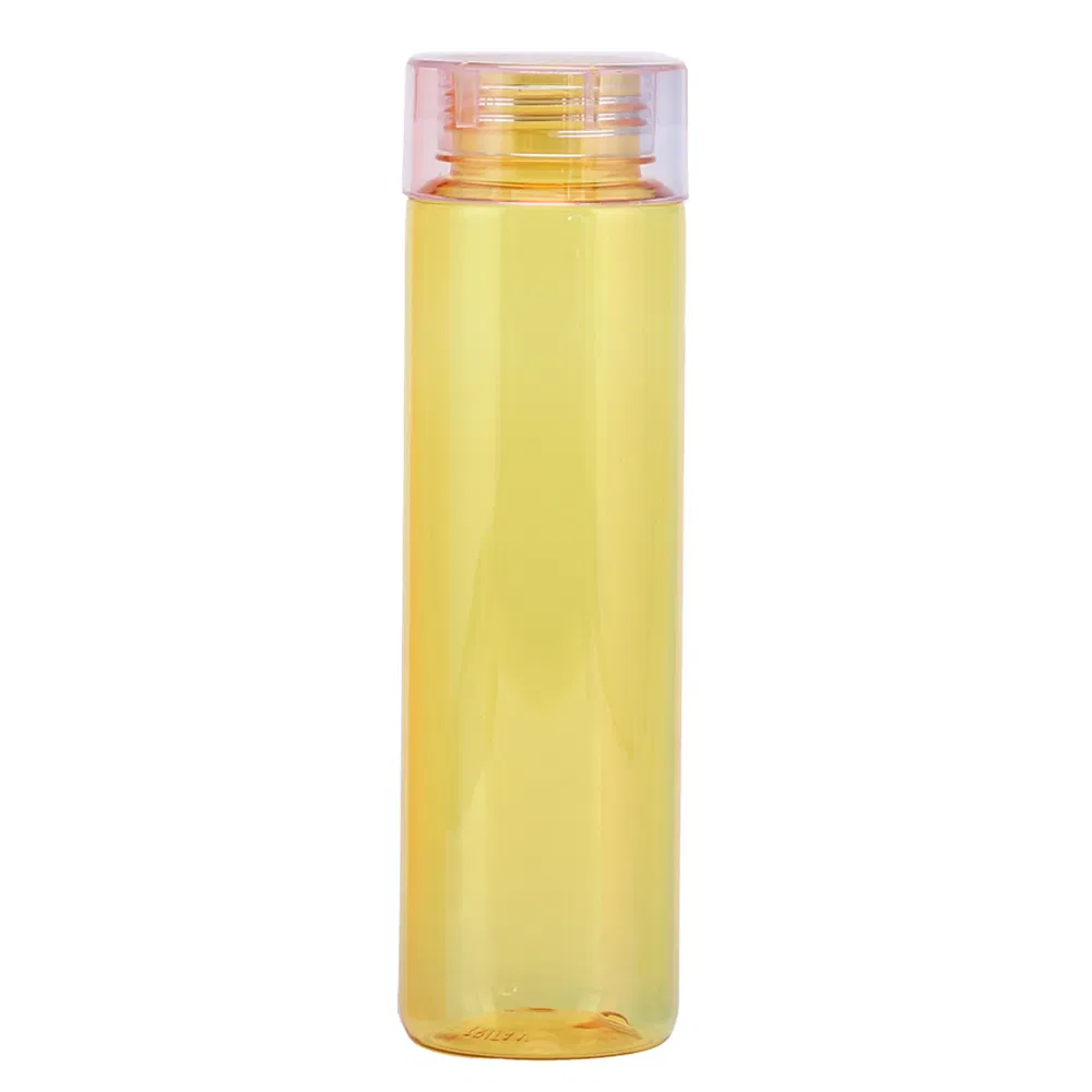 Customized Advertising Gifts Health Cup Colorful Transparent BPA Free Plastic Water Bottle