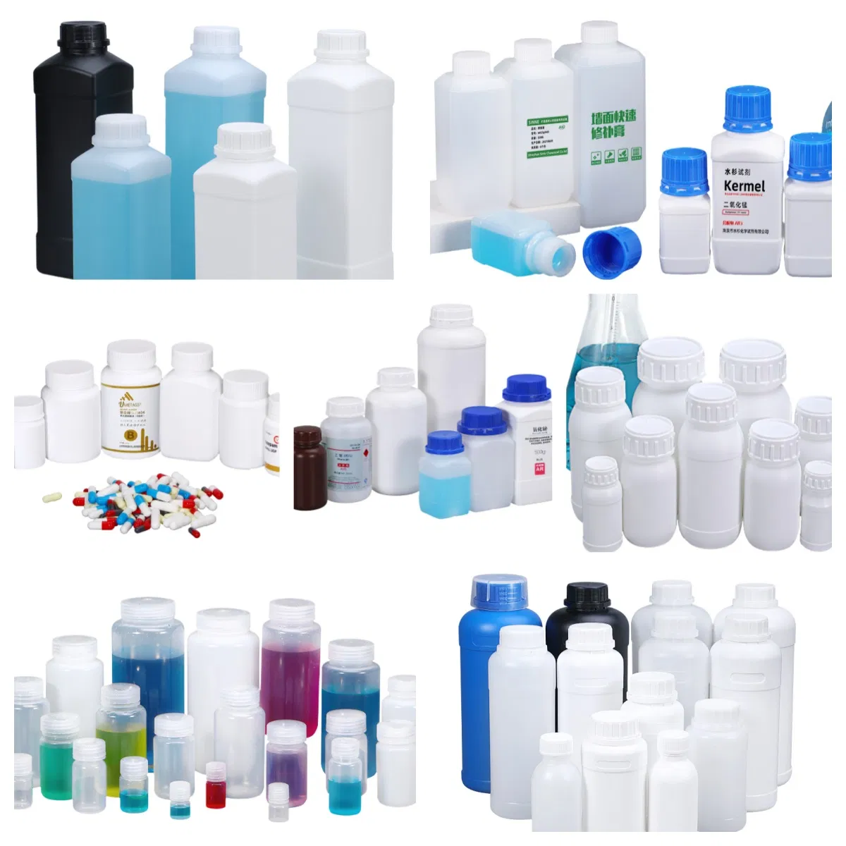 Umetass Wholesale Plastic HDPE Bottle PP Bottle Pesticide Bottle Chemical Liquid Storage Sample Bottle Real Plastic Bottle Manufacturer