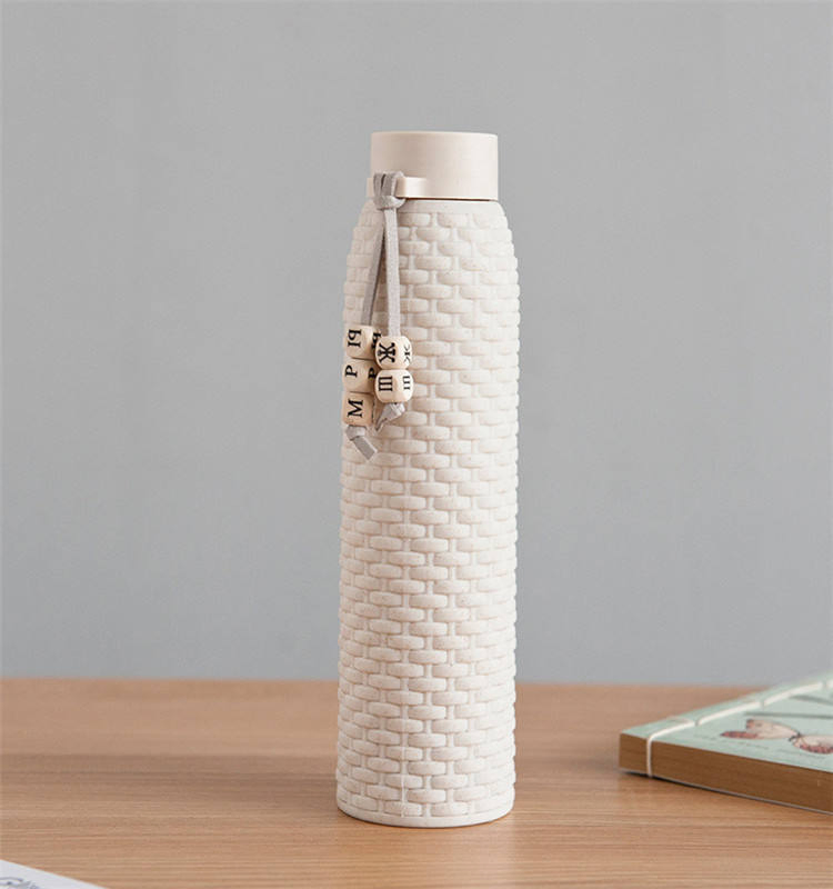 Water Bottle Food Grade PP Fashion Double Wall Glass Bottle