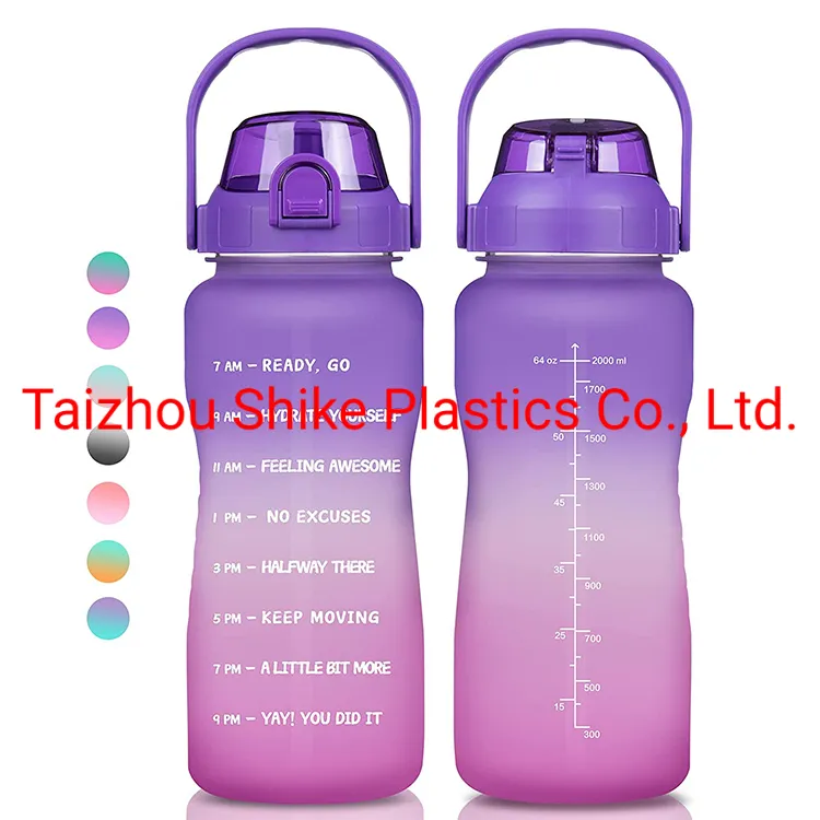 1 Gallon Plastic PC Sport Drinking Water Bottle with BPA-Free