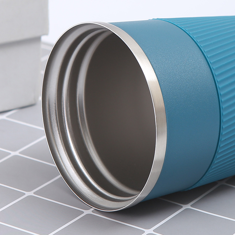 Eco-Friendly Double Walled Stainless Steel Car Tumbler Thermo Travel Coffee Mugs Vacuum Insulated Reusable Cup Water Bottle with Lid