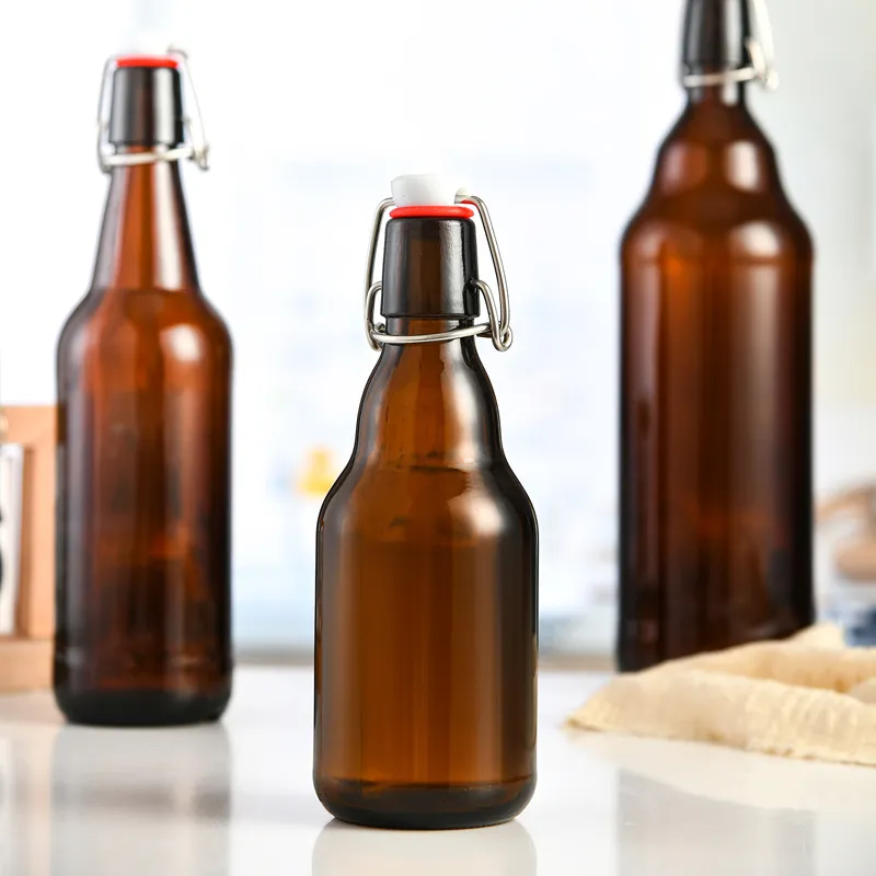 Amber Beer Bottle 3