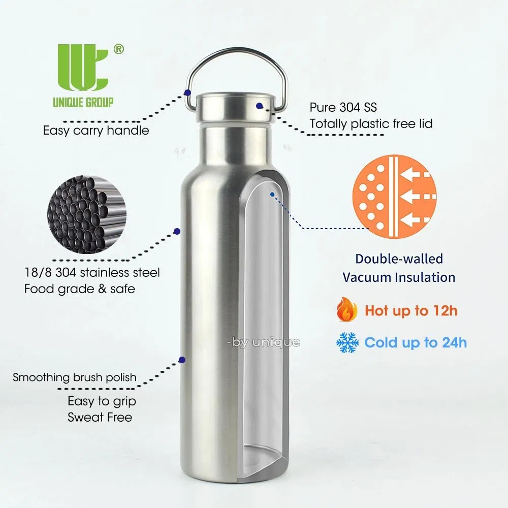 12oz Reusable Zero Plastic Stainless Steel Vacuum Insulated Kids Water Bottle for Sports School