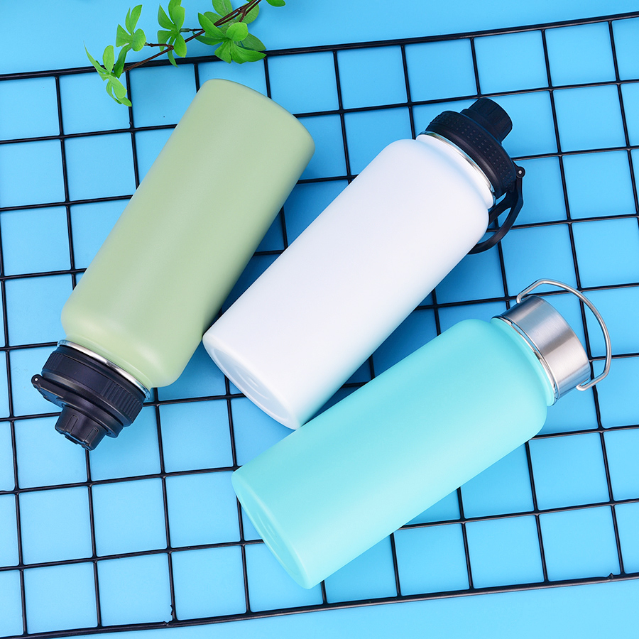 950ml Eco Friendly 32oz Gym Drink Sport Vacuum Double Wall Insulated Stainless Steel Flask Water Bottle