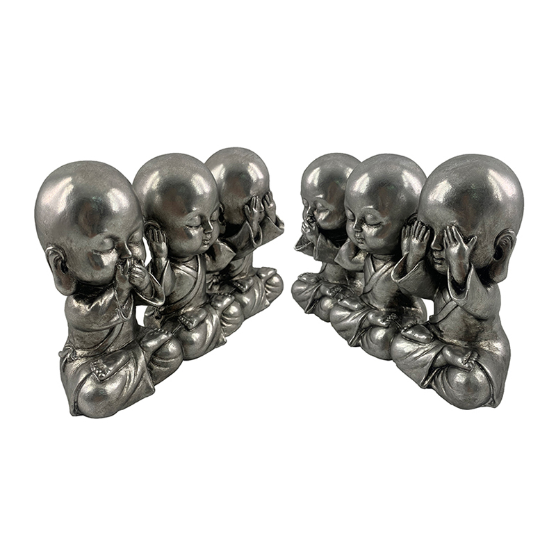 Wholesale Resin Arts & Crafts Classic Shaolin Buddhas Combination Figurines Suppliers, Factories