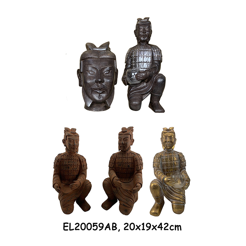 Best Resin Arts & Crafts Chinese Warrior Style Figurines Factory, Service