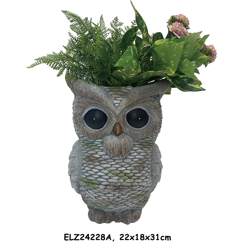 Best Owl-Shaped Planter Statues Owl Deco-Pot Garden Planters Garden Pottery Indoor and Outdoor Manufacturer, Exporter
