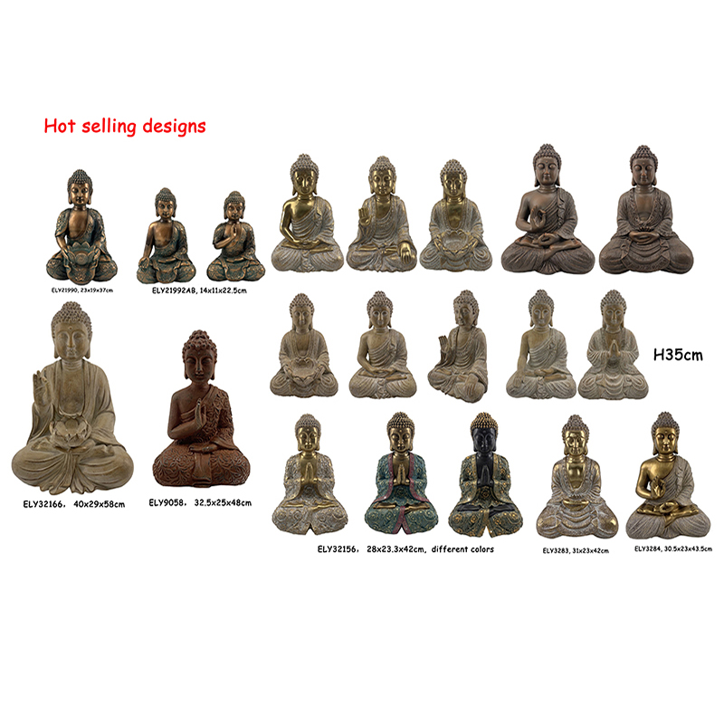 Wholesale Resin Arts & Crafts Classic Teaching Buddha Figurines Factory, Service