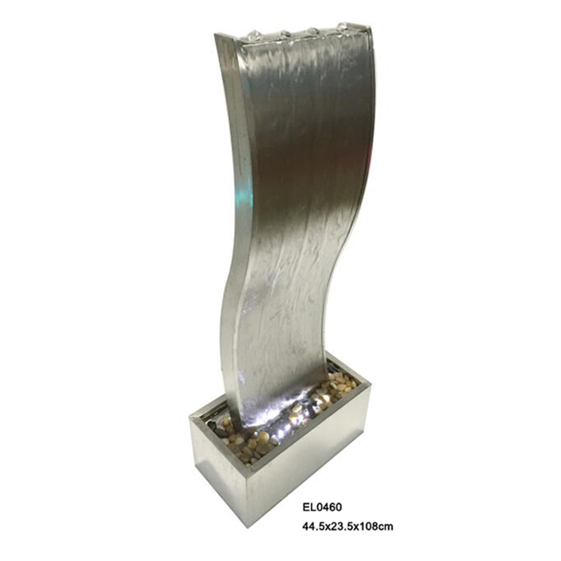 High-Quality Stainless Steel Wall Waterfall Fountain Water Features Manufacturers, Product