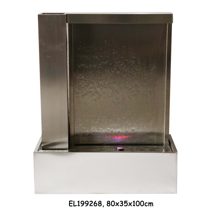 High-Quality Stainless Steel Wall Waterfall Fountain Water Features Manufacturers, Product