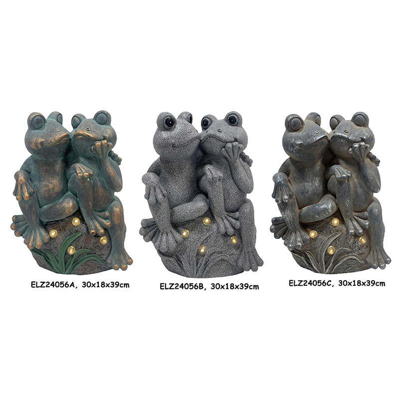 China Home Or Garden Decor Frog Statues Equipped With Built-in Lights Lanterns Both Decorative and Functional Manufacturers, Exporter