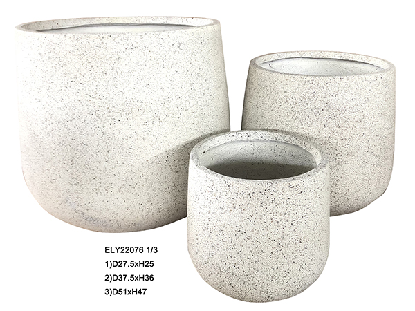 Wholesale Fiber Clay Light Weight Vase Flowerpots Garden Pottery Supplier, Suppliers