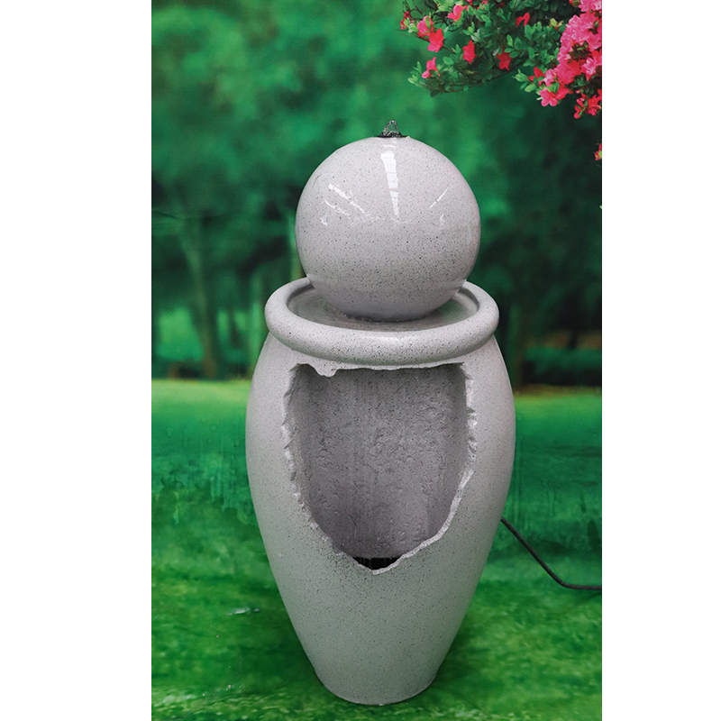 High-Quality Fiber Resin Big Jar Fountain Garden Water Feature Factory, Exporter