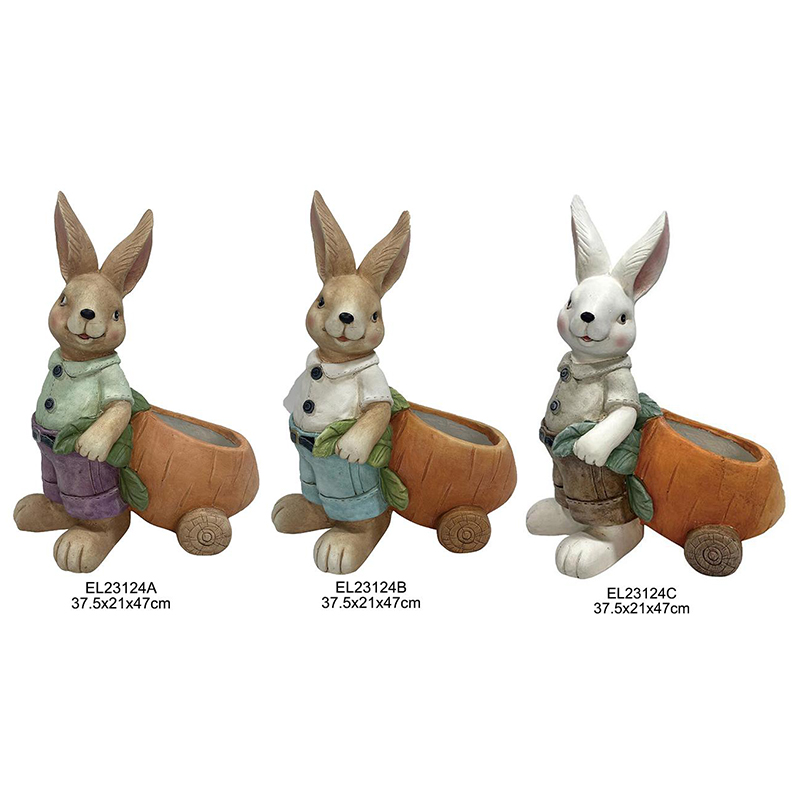 Enchanted Garden Rabbit Figurine 3
