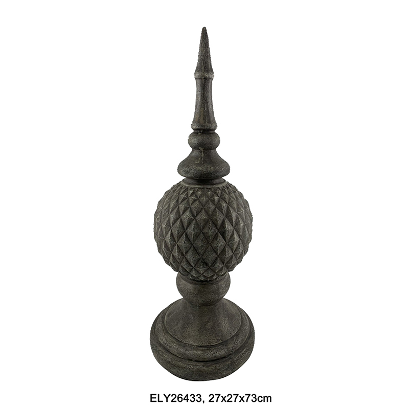 China Fiber Clay Light Weight Garden Finials Figurines Statues Suppliers, Factory