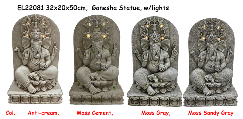 Fiber Clay Ganesha Statue Layout 2