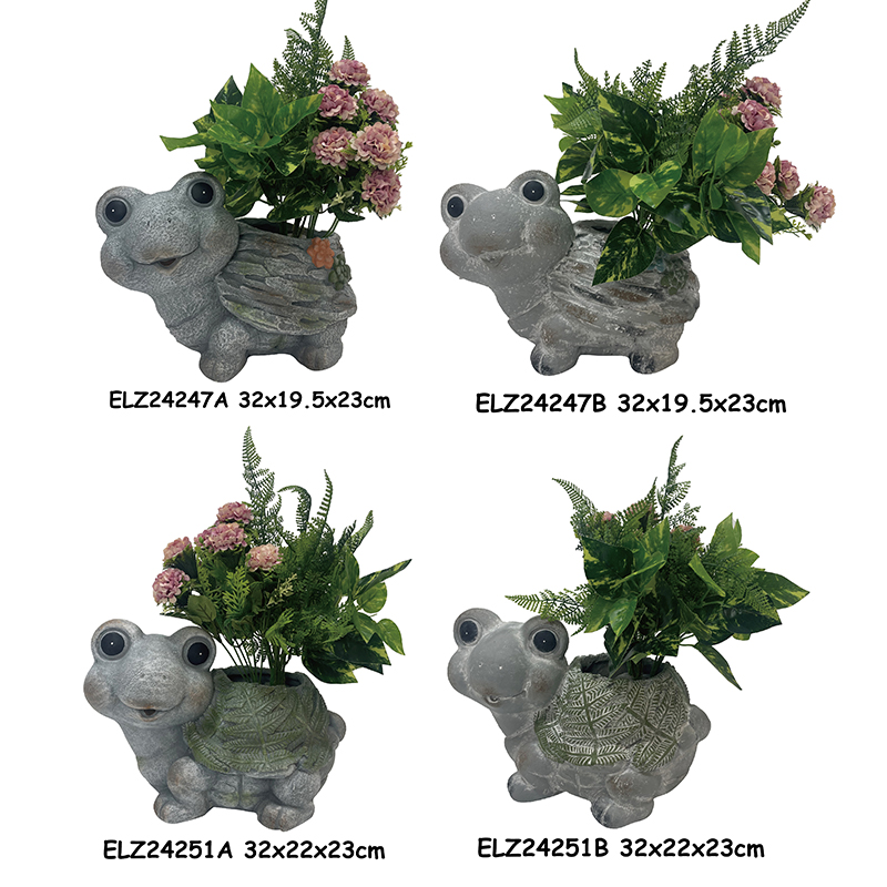 Tortoise Planter Dimensions and Details