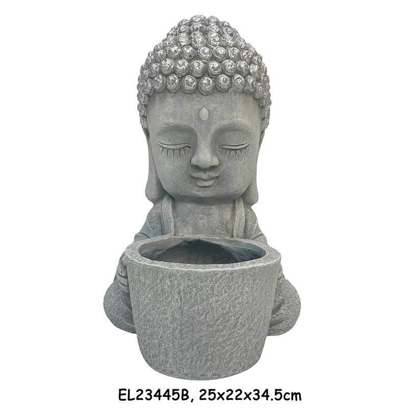 High-Quality Fiber Clay Light Weight Cute Baby Buddha Garden Pottery Supplier, Products