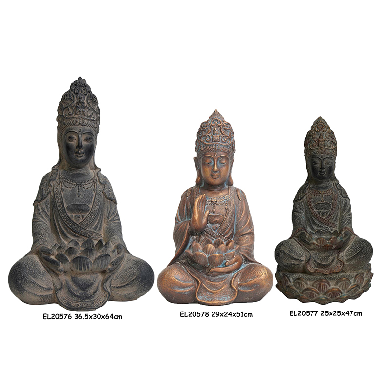 Wholesale Fiber Clay MGO Kwan Yin  Statues Figurines Supplier, Factories