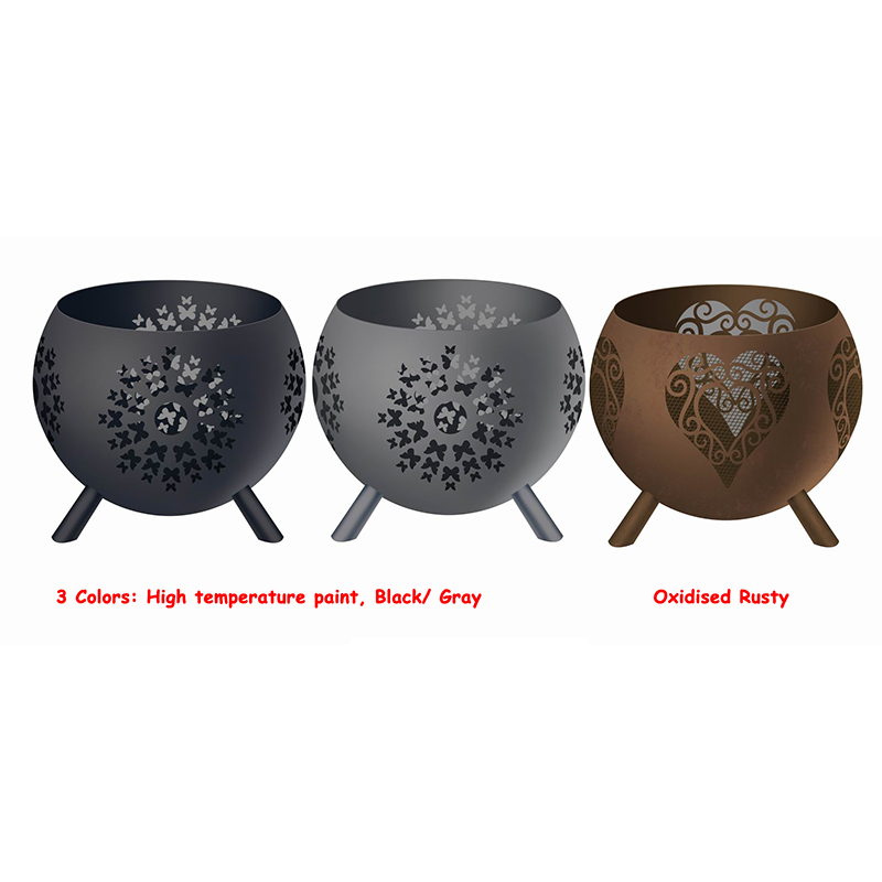 Metal Global Fire Pit