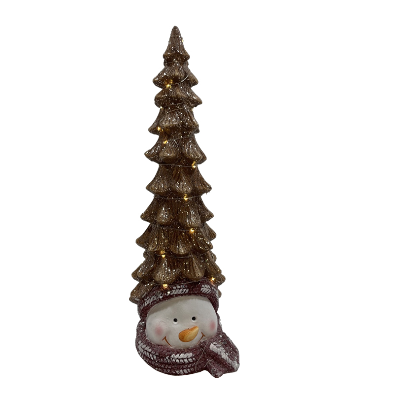 Snowman Christmas Tree Group Display