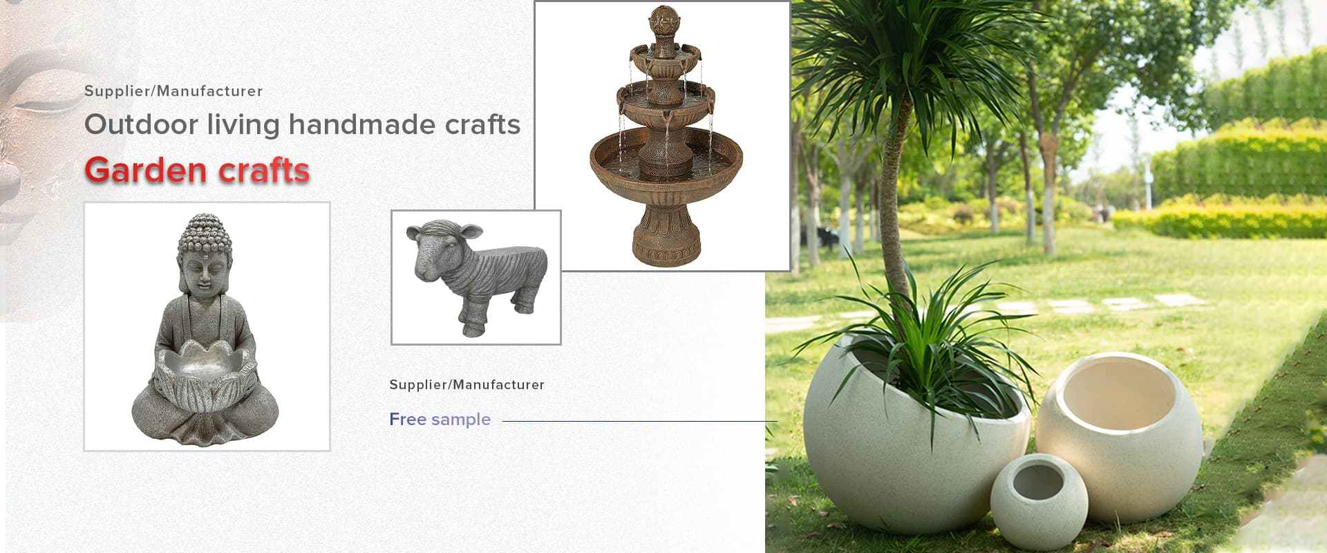 Handmade Resin Crafts Garden Statues and Home Decor Products by ELG Crafts