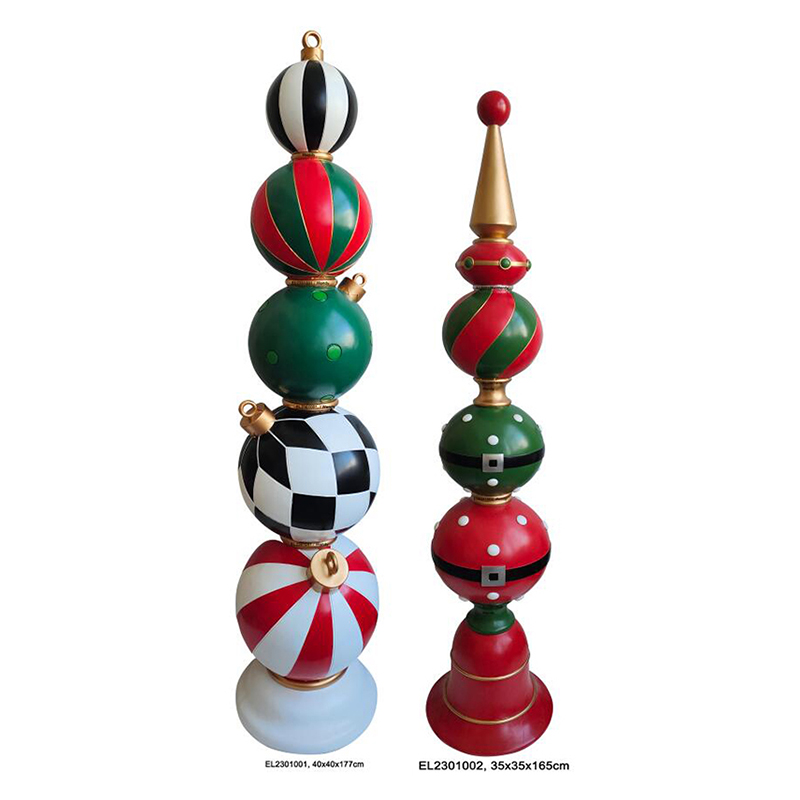 China Resin Art & Craft New design 65inch Christmas Bell-balls Finial Decoration Factories, Products