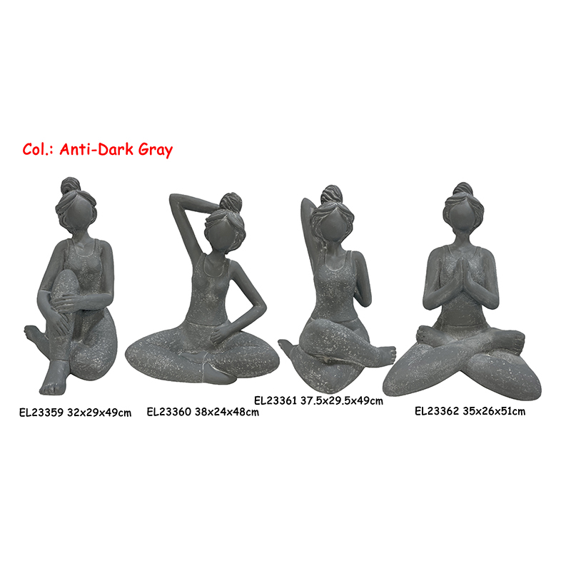 Best Fiber Clay MGO Lightweight Yoga Lady Statues Figurines Manufacturer, Manufacturers
