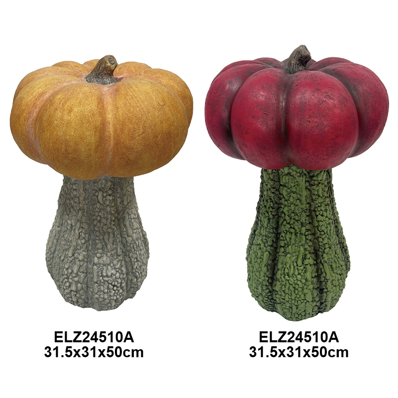 China Garden Halloween Decor Fiber Clay Pumpkin Collection Harvest Season Factories, Product