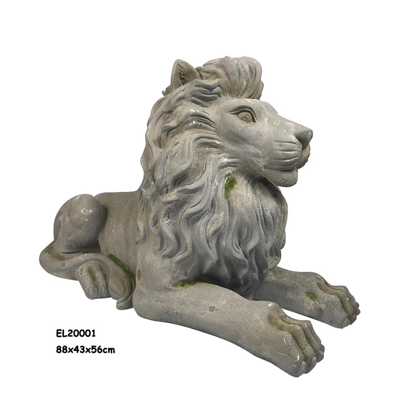 Best Fiber Clay Mgo Light Weight Lions Garden Sculptures Supplier, Service