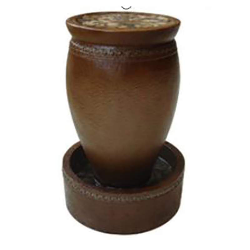 High-Quality Fiber Resin Big Jar Fountain Garden Water Feature Factory, Exporter