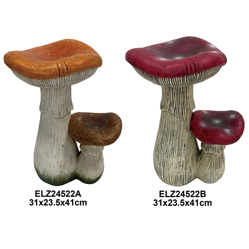 Wholesale Fiber Clay Mushroom Decorations Autumn Harvest Collection Indoor Outdoor Decors Supplier, Product