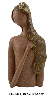 Wholesale Resin Arts & Crafts Table-top Abstract Girl Figurines Bust Decoration Suppliers, Service