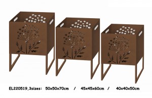 Laser Cut Fire Pit Detail